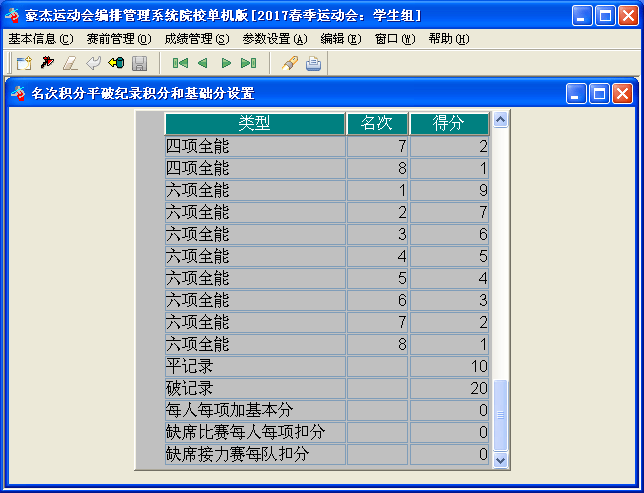 名次积分平破纪录积分和基础分设置界面继续